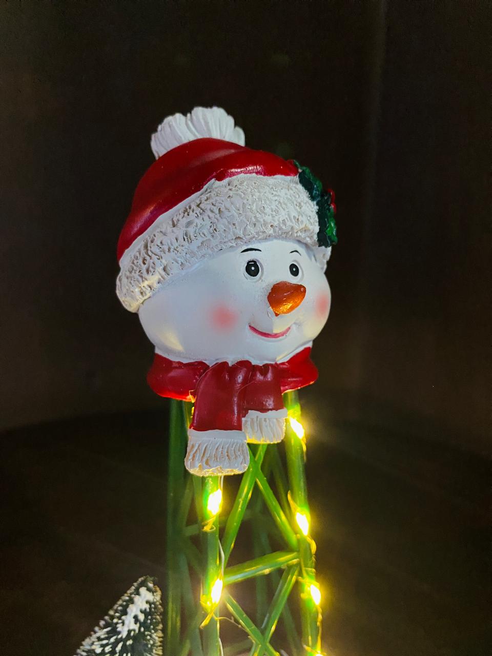 Light-Up Christmas Snowman Decoration