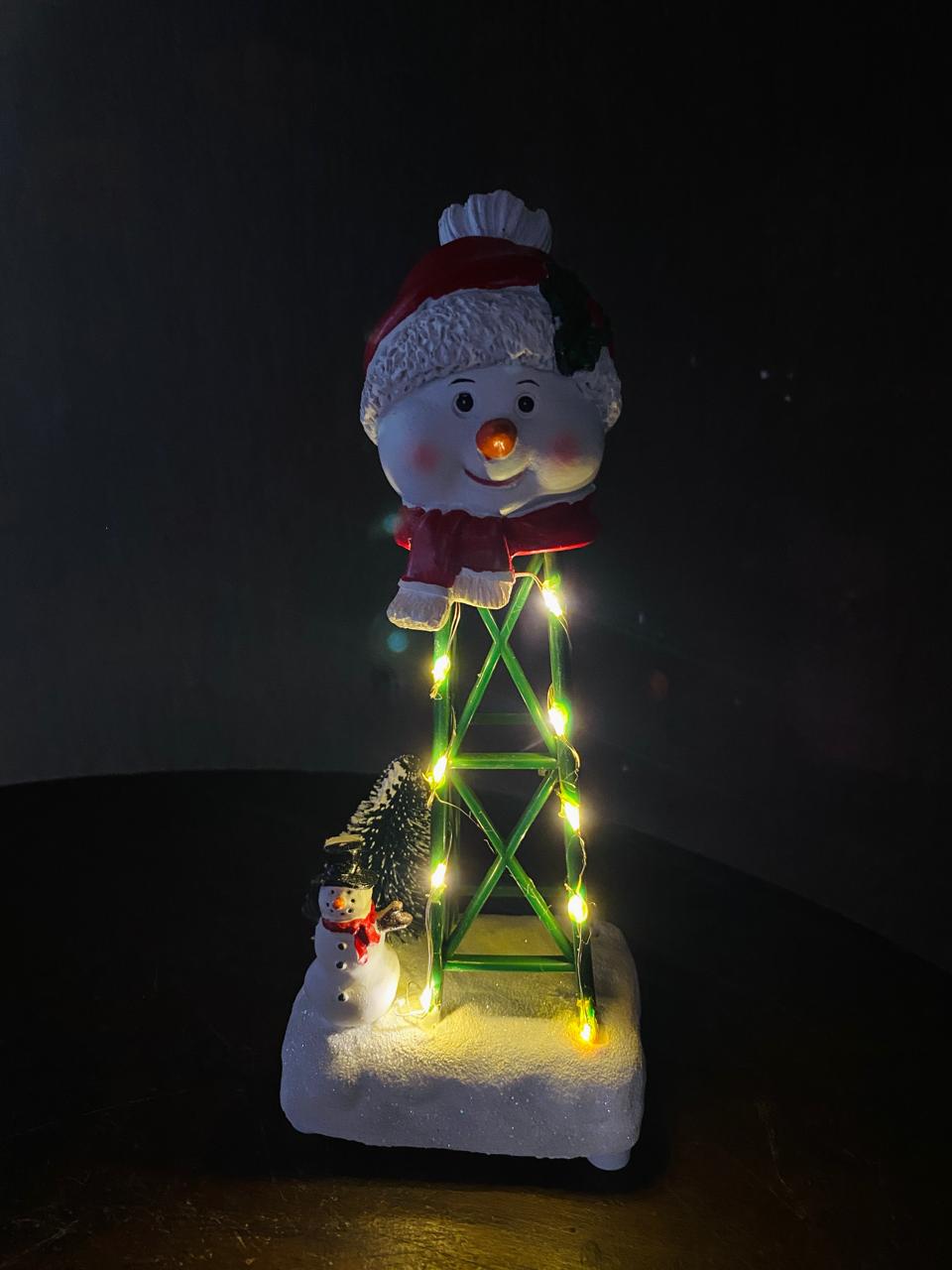 Light-Up Christmas Snowman Decoration