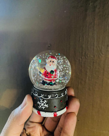 Christmas Snow Globe Set of 2 – Santa & Gingerbread Man