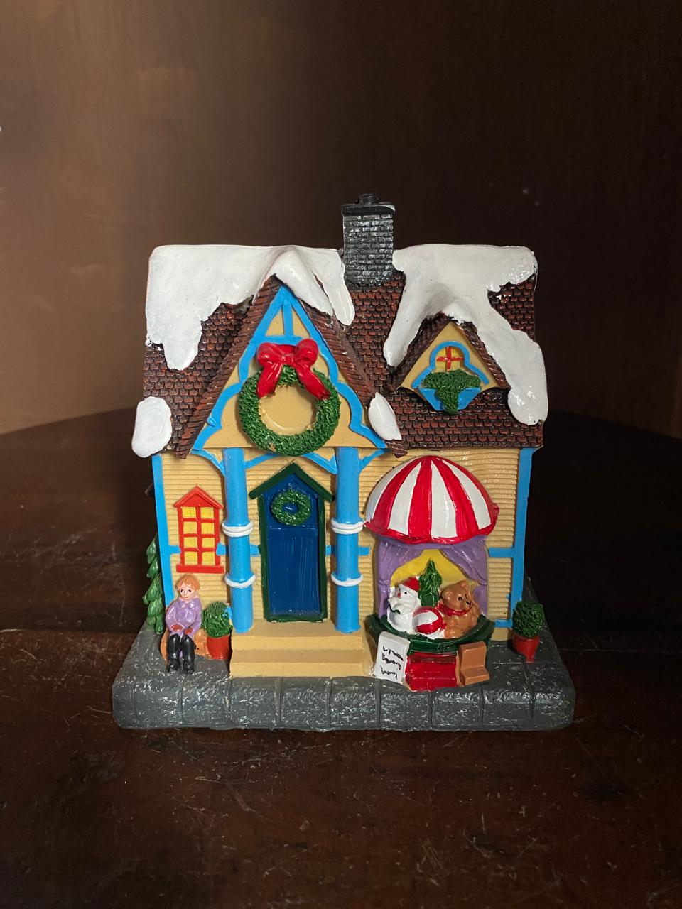 Light-Up Christmas Village House Decoration