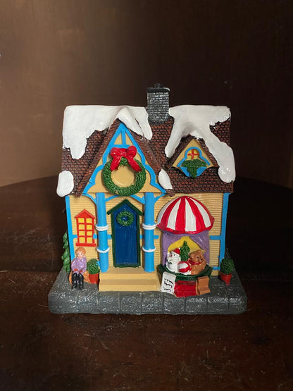 Light-Up Christmas Village House Decoration