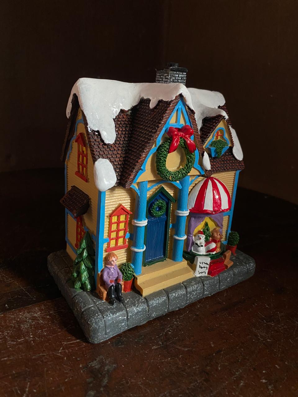 Light-Up Christmas Village House Decoration