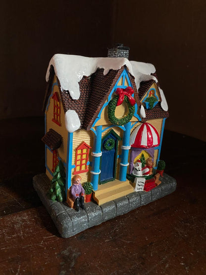 Light-Up Christmas Village House Decoration