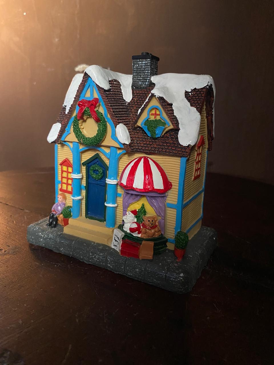 Light-Up Christmas Village House Decoration