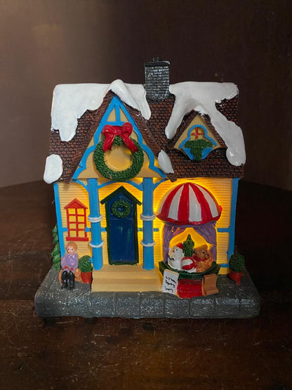 Light-Up Christmas Village House Decoration