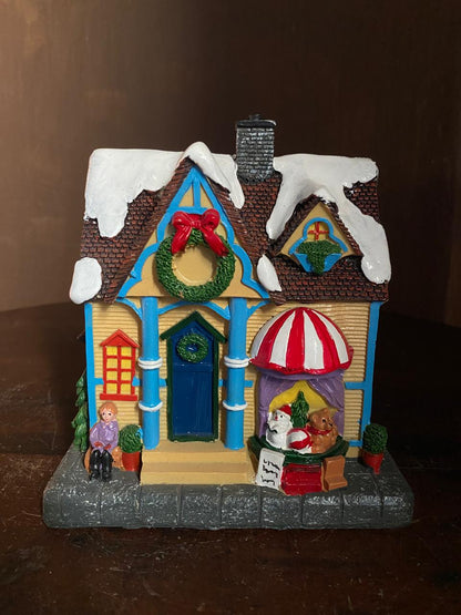 Light-Up Christmas Village House Decoration