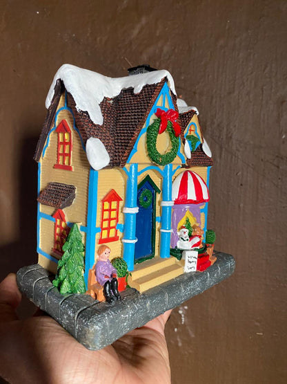 Light-Up Christmas Village House Decoration
