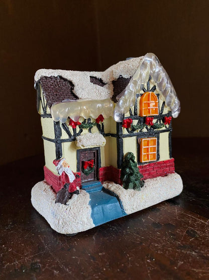 Light-Up Christmas Village House Decoration small