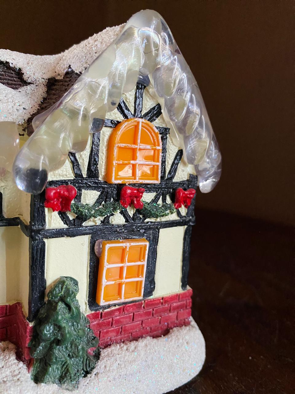 Light-Up Christmas Village House Decoration small