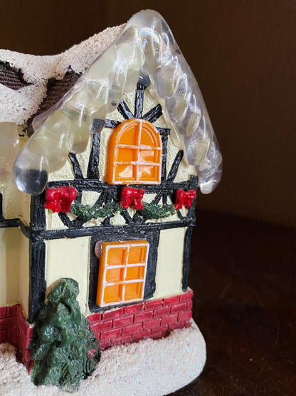 Light-Up Christmas Village House Decoration small