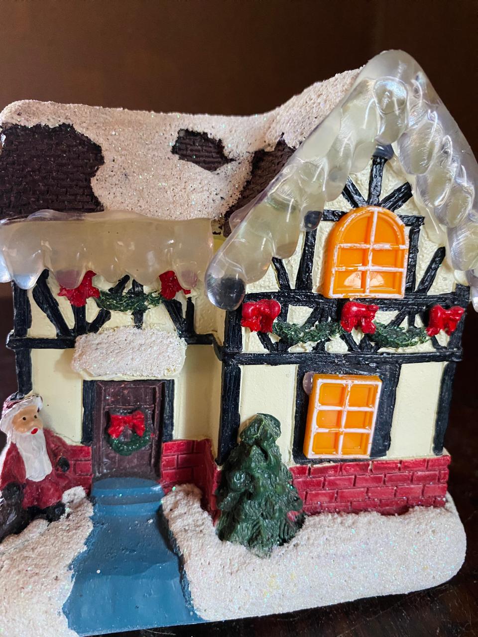 Light-Up Christmas Village House Decoration small