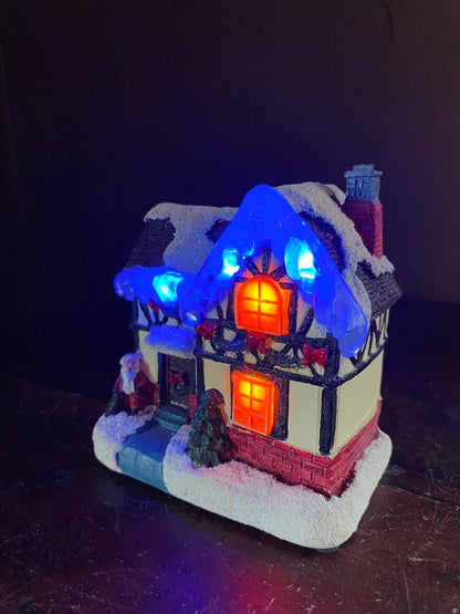 Light-Up Christmas Village House Decoration small