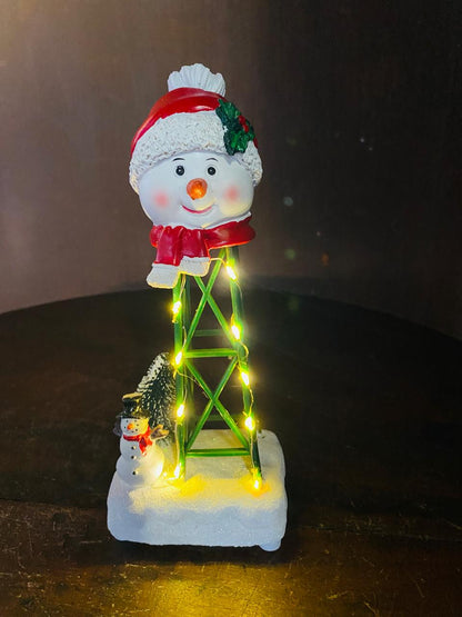 Light-Up Christmas Snowman Decoration