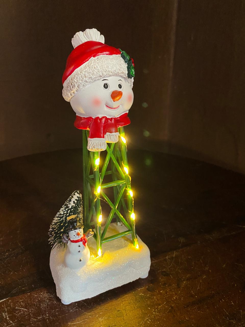 Light-Up Christmas Snowman Decoration