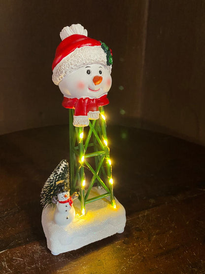 Light-Up Christmas Snowman Decoration