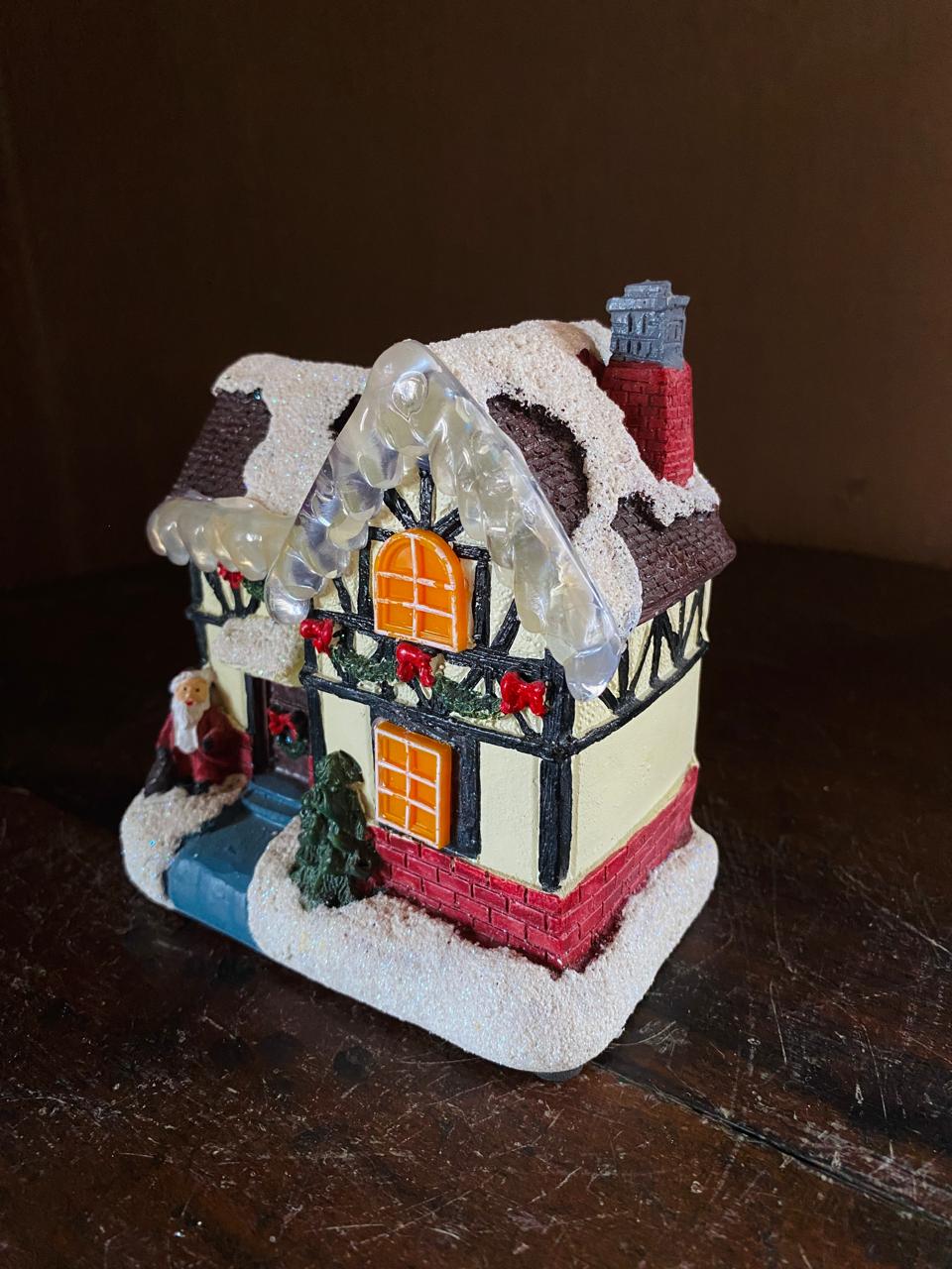 Light-Up Christmas Village House Decoration small