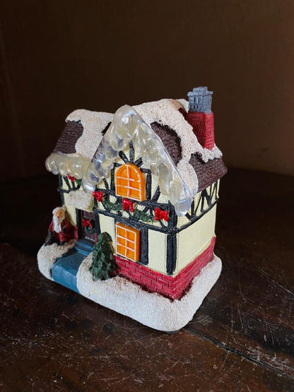 Light-Up Christmas Village House Decoration small