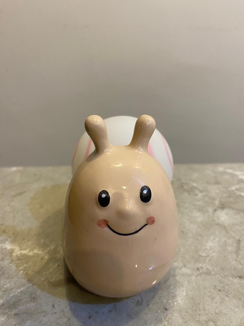 Snail Glow Ceramic LED Night Light