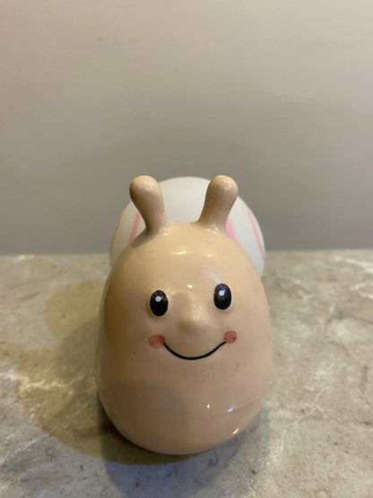 Snail Glow Ceramic LED Night Light